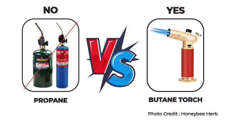 Butane Vs Propane: The Better Choice For Torching – Honeybee Herb