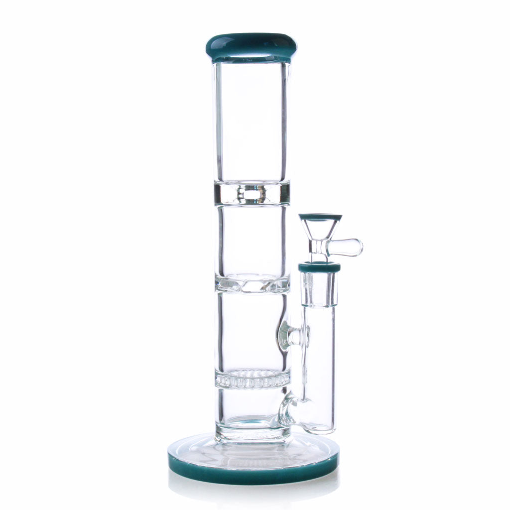 10-inch-candy-colored-glass-straight-tube-blue-dab-rig