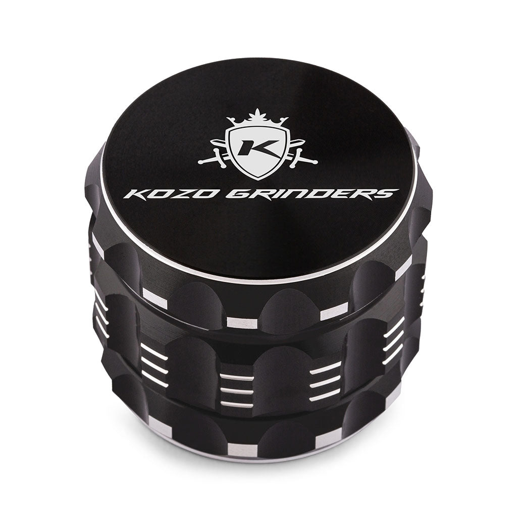 2 Inch Black Kozo Grinder At Honeybee Herb Buzz Shop