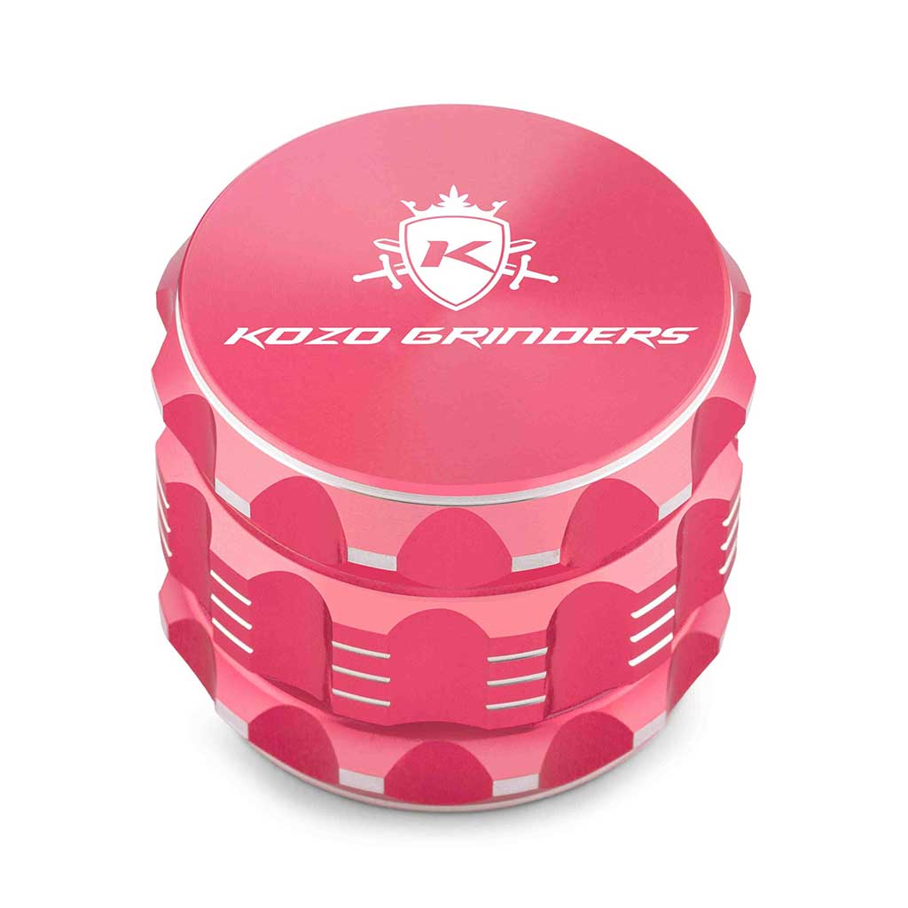 2 Inch Pink Kozo Herb Grinder At Honeybee Herb Buzz Shop