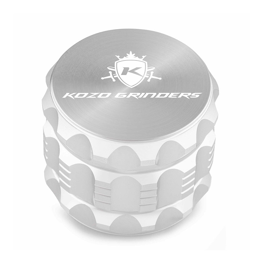 2 Inch Silver Kozo Herb Grinder At Honeybee Herb Buzz Shop