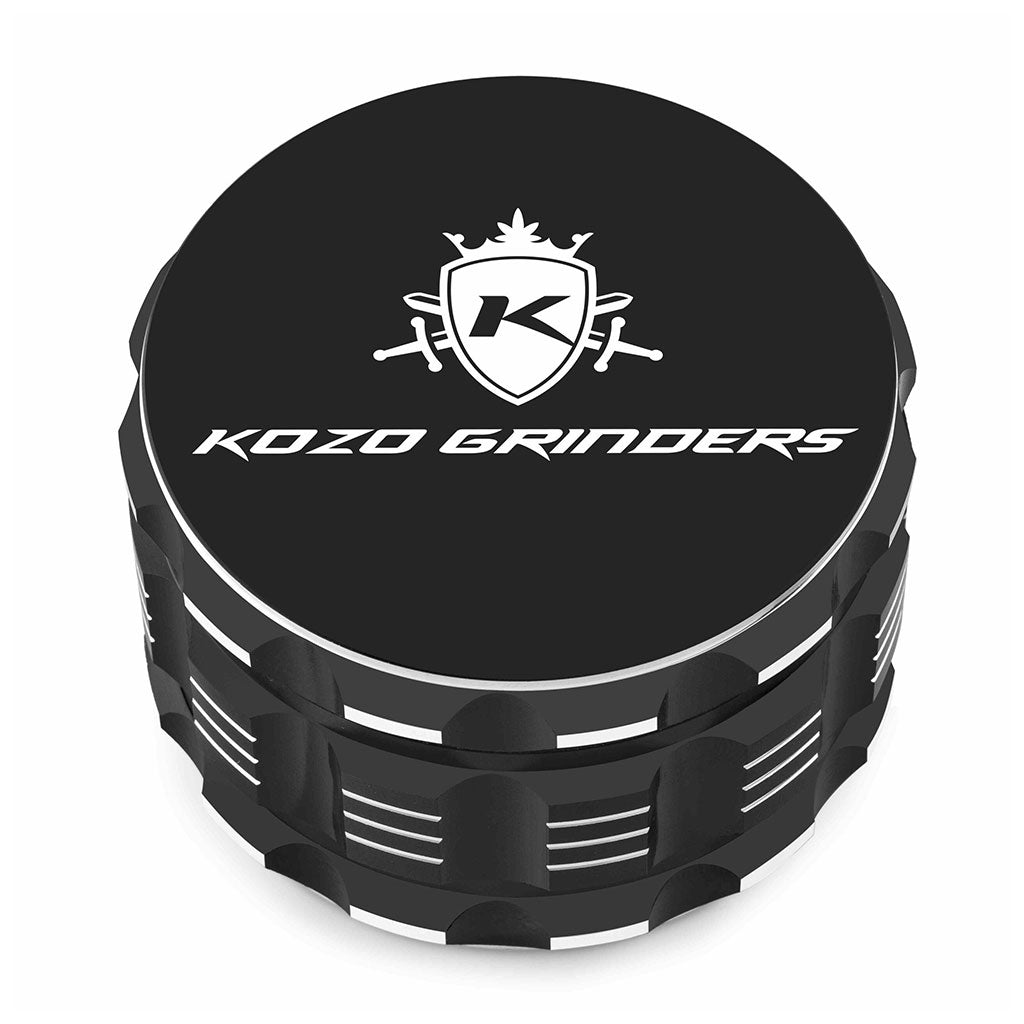 3 Inch Black Kozo Portable Herb Grinder At Honeybee Herb Buzz Shop