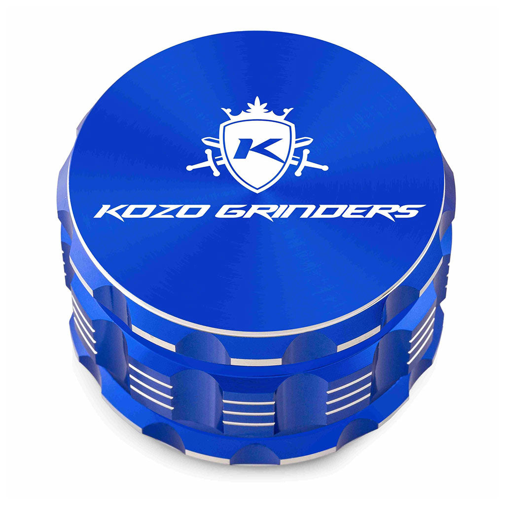 3 Inch Blue Kozo Portable Herb Grinder At Honeybee Herb Buzz Shop