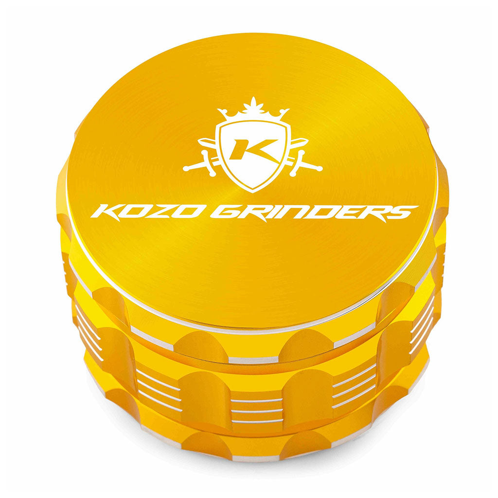 3 Inch Gold Kozo Portable Herb Grinder At Honeybee Herb Buzz Shop