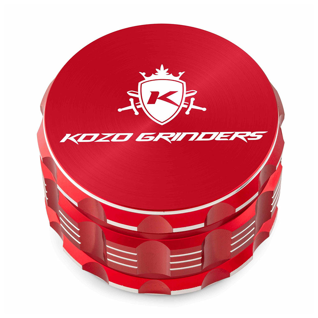 3 Inch Red Kozo Portable Herb Grinder At Honeybee Herb Buzz Shop