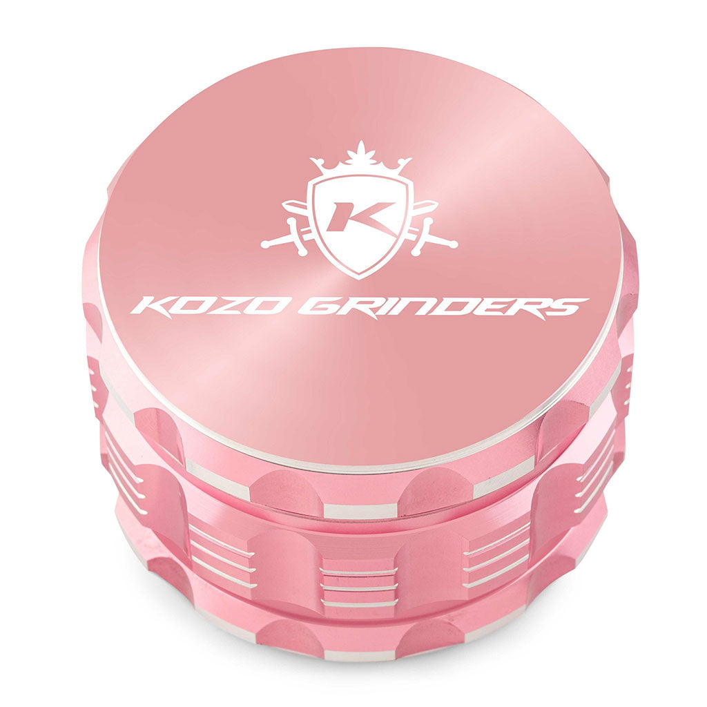 3 Inch Rose Gold Kozo Portable Herb Grinder At Honeybee Herb Buzz Shop
