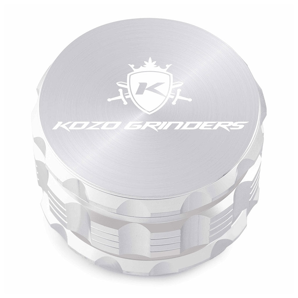 3 Inch Silver Kozo Portable Herb Grinder At Honeybee Herb Buzz Shop
