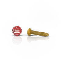 Thumbnail for Dab Screw Sets Dab Inserts Amber Colour Clear View