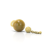 Thumbnail for Glass Terp Chain Two Piece Set Yellow Colour Horizontal Clear View