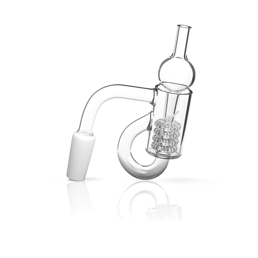 Honey Recycler Quartz Banger 90 Degree YL with 10mm 14mm 18mm Male & Female Joints for Water Pipes, Bong & Dab rigs | Honeybee Herb