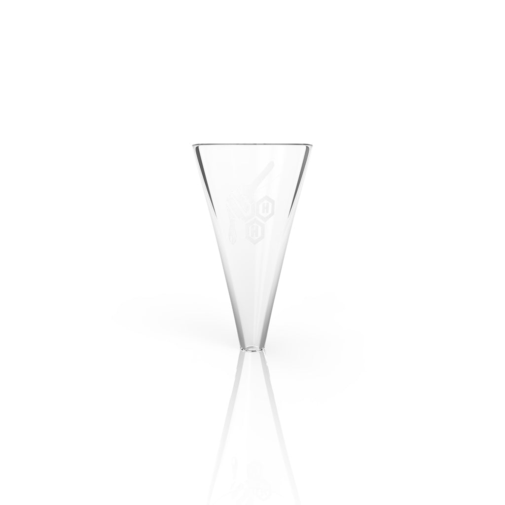Honeybee Herb Quartz Thin Funnel Straight View