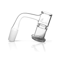 Thumbnail for Honeysuckle Xl Quartz Banger 90° Degree Black Line with 10mm 14mm 18mm Male & Female Joints for waterpipes | Honeybee Herb