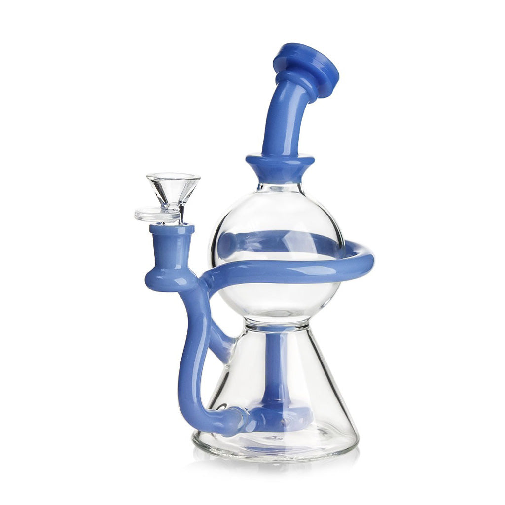 Buy blue dome recycler dab rig with wish disc perc online