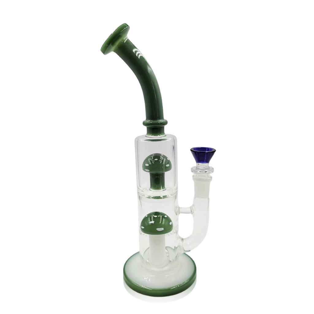 Honeybee Herb Emerald Mushroom Honeycomb Disc Perc Dab Rig
