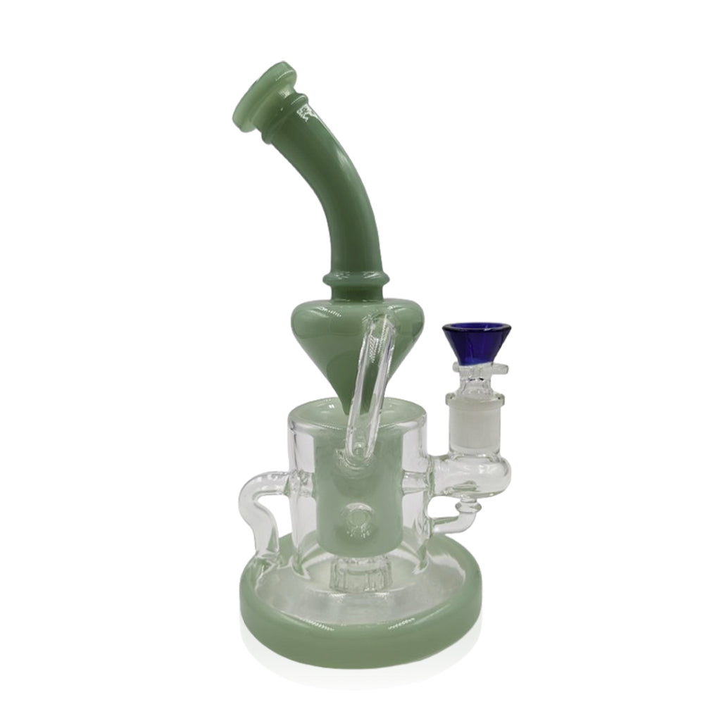 Honeybee Herb Emerald Slit Tube Diffusion Showerhead Perc Dab Rig