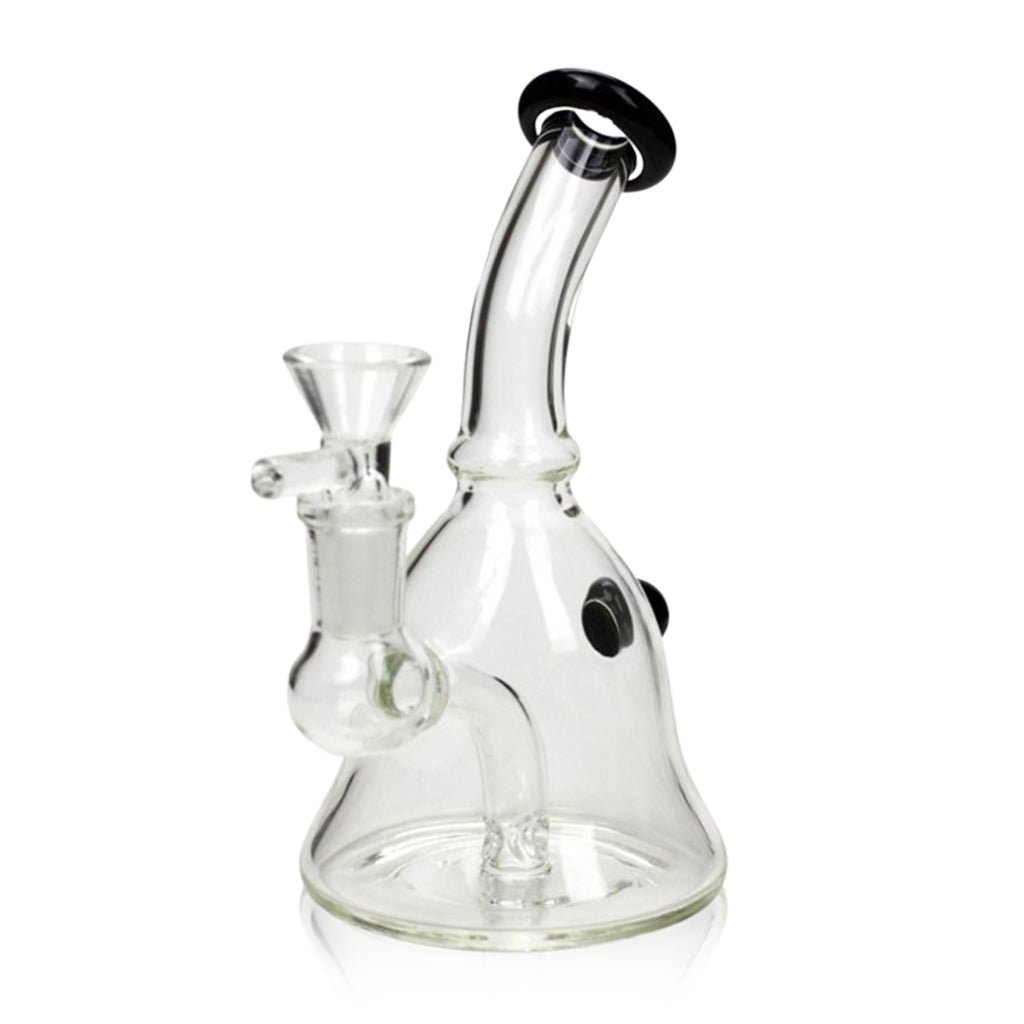 Honeybee Herb Fixed Bent Diffuser Downstem Black Mini Handy Glass Dab Rig