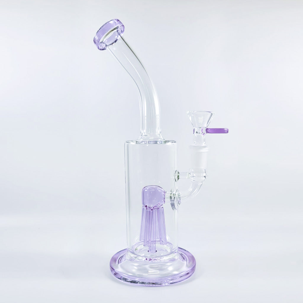 Honeybee Herb Purple Glass Triple-Legged Perc Dab Rig