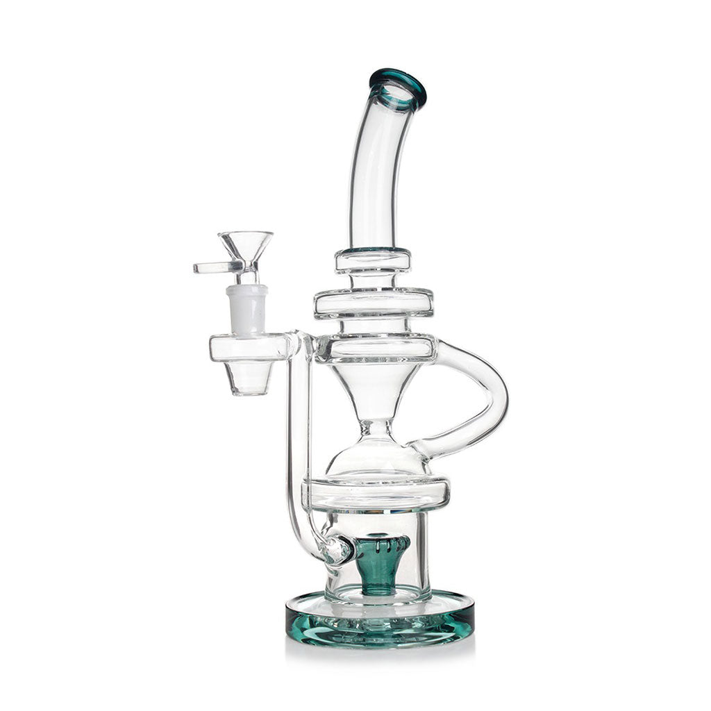 Buy lake green recycler rig with multi-chamber perc design