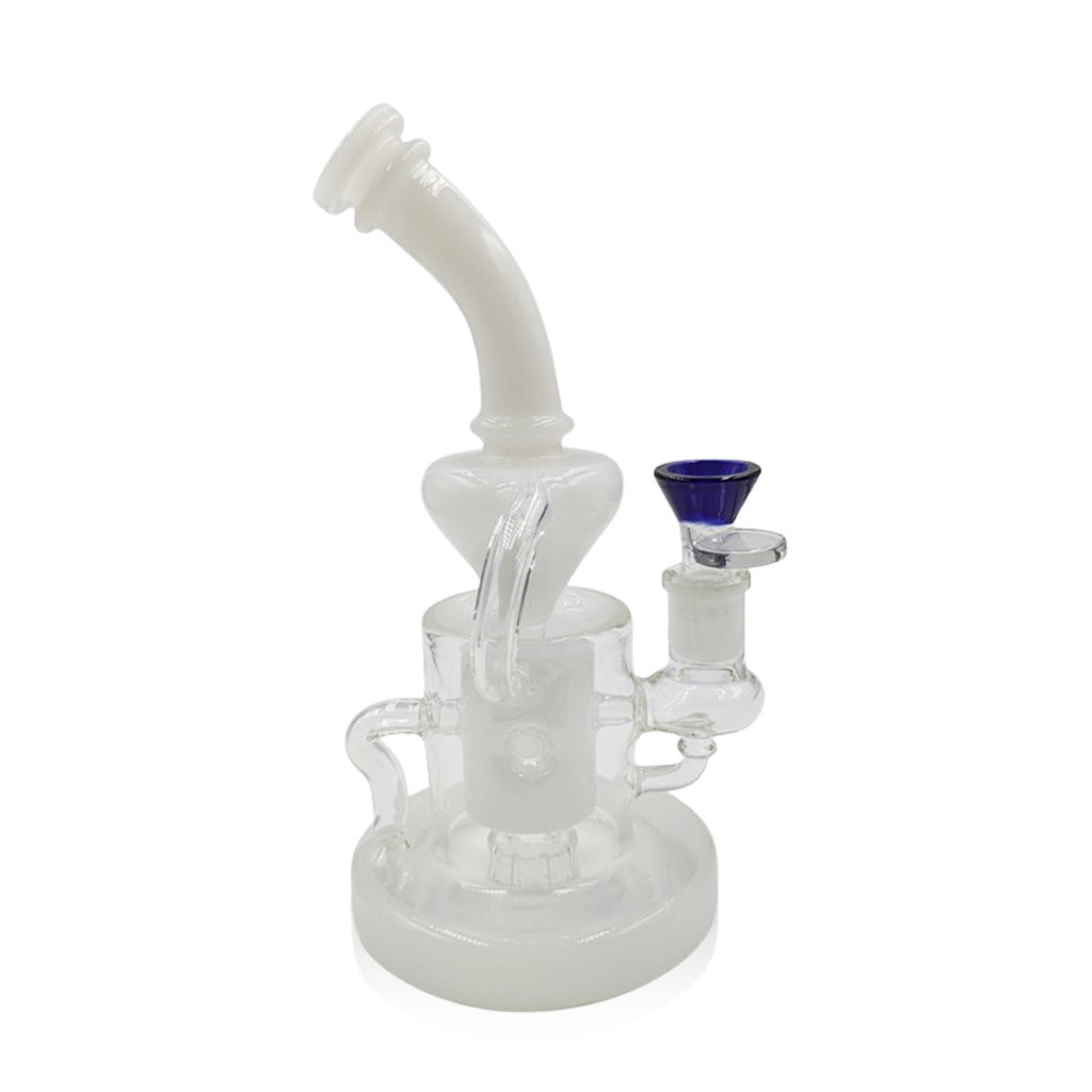 Honeybee Herb White-Jade Slit Tube Diffusion Showerhead Perc Dab Rig