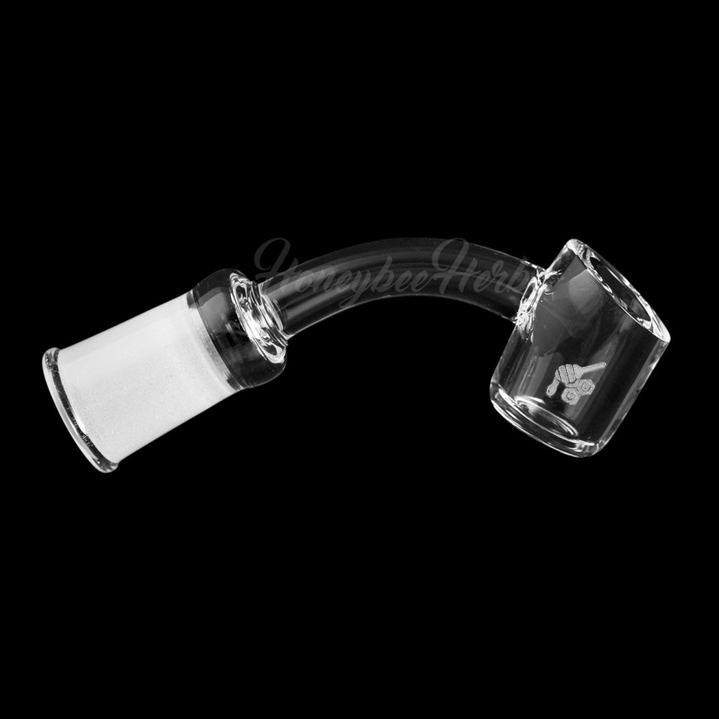 Original Quartz Banger 45° Degree Yellow Line with 10mm 14mm 18mm Male & Female Joints for waterpipes | Honeybee Herb