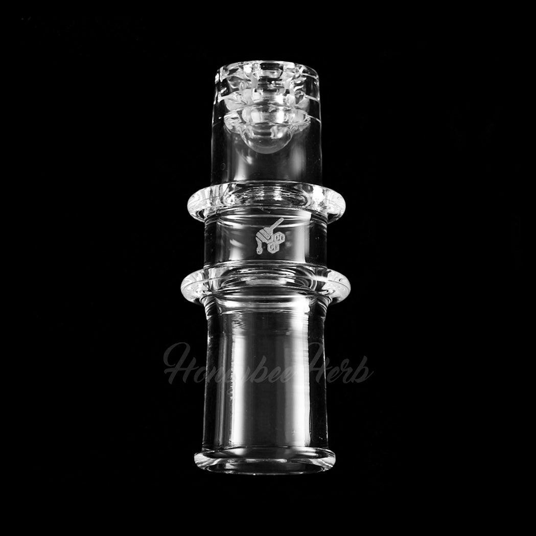 Honeycomb Barrel Quartz Enail Yellow Line with 10mm 14mm 18mm Male & Female Joints for waterpipes | Honeybee Herb