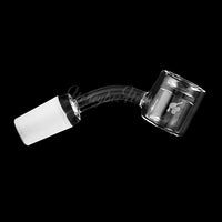 Thumbnail for Thermal Quartz Banger 45° Degree Yellow Line with 10mm 14mm 18mm Male & Female Joints for waterpipes | Honeybee Herb
