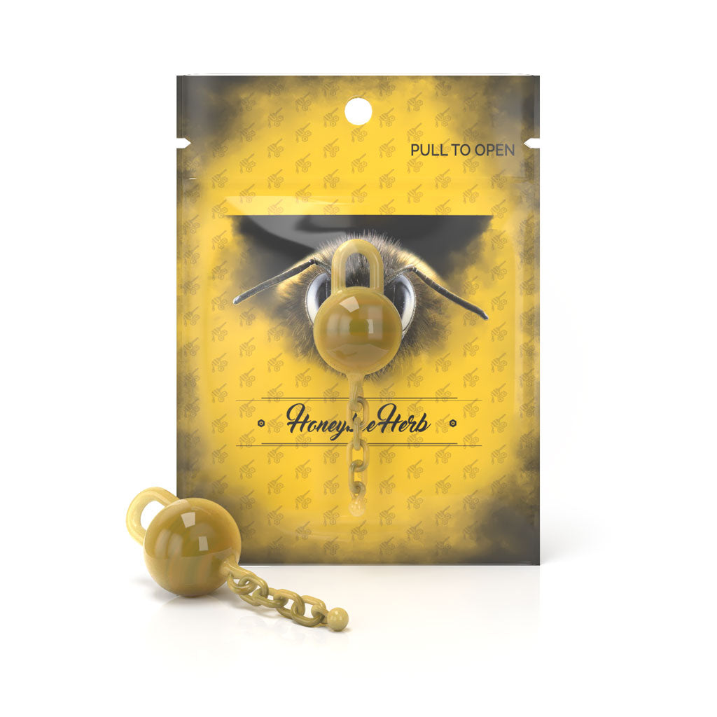 Glass Terp Chain Yellow One Piece Dab Inters Yellow Packaging