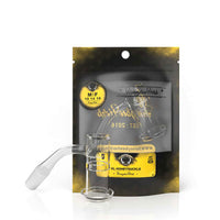 Thumbnail for Honeysuckle XL Quartz Banger 45° Degree Black Line with 10mm 14mm 18mm Male & Female Joints for waterpipes | Honeybee Herb