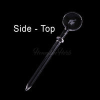 Thumbnail for Side Top Dabber With Carb Cap for Quartz Bangers - Quartz Dab Tool | Honeybee Herb