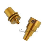 Thumbnail for Titanium Gold 6 in 1 Original Enail Dab Nail Compatible With 10mm 14mm 18mm Male & Female Joint For Dab Rig Bongs | Honeybee Herb