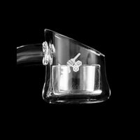 Thumbnail for Honey Cup Quartz Banger 90° Degree Yellow Line with 10mm 14mm 18mm Male & Female Joints for waterpipes | Honeybee Herb