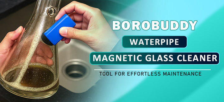 BoroBuddy Waterpipe Magnetic Glass Cleaner: Tool For Effortless Maintenance