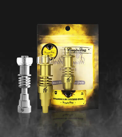 Buy low price, high quality domeless titanium dab nail, dab tools, dab rig nail, dab rig kit & dab rig starter kit online at Honeybee Herb. These nails fit in a variety of water pipes and vapor rigs.