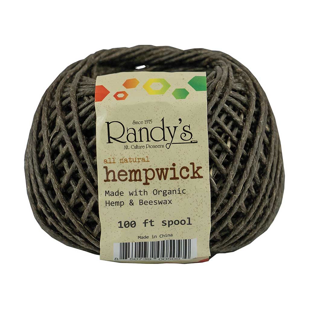 Randy's 100ft. Butane Free Natural Hemp Wick For Smoke