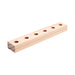 Buy 10in wood display stand with 6 holes for 14mm bowls, perfect dab station organizer available at Honeybee Herb for secure bowl storage.