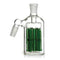 8 Arms 14MM Male 45°-Degree Tree Perc Green Glass Ash Catcher