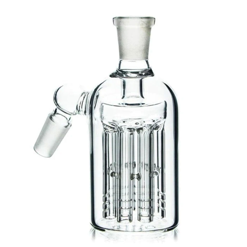 8 Arms 14MM Male 45°-Degree Tree Perc Clear Glass Ash Catcher