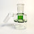 14MM Male 45°-Degree Angle Frosted Joint Shorty Green Mid Turbine perc Ash Catcher
