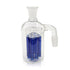 8 Arms 14MM Male 90°-Degree Tree Perc Blue Glass Ash Catcher