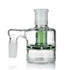 14MM Male 90°-Degree Angle Frosted Joint Glass Shorty Green Mid Turbine perc Ash Catcher