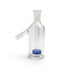 Blue Glass Disc Perc Ash Catcher featuring a 14mm 45-degree joint on white.