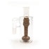 Mocha Handblown Borosilicate Glass Showerhead Perc 14MM 90°-Degree Ash Catcher at Honeybee Herb