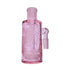 14MM 90°-Degree Phoenix Pink Sandblasted Showerhead Wet Ash Catcher Front View At Honeybee Herb Buzz Shop