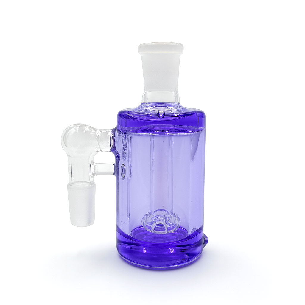 14MM 90°-Degree Purple Opaque Glass Showerhead Perc Ash Catcher at Honeybee Herb Buzz Shop