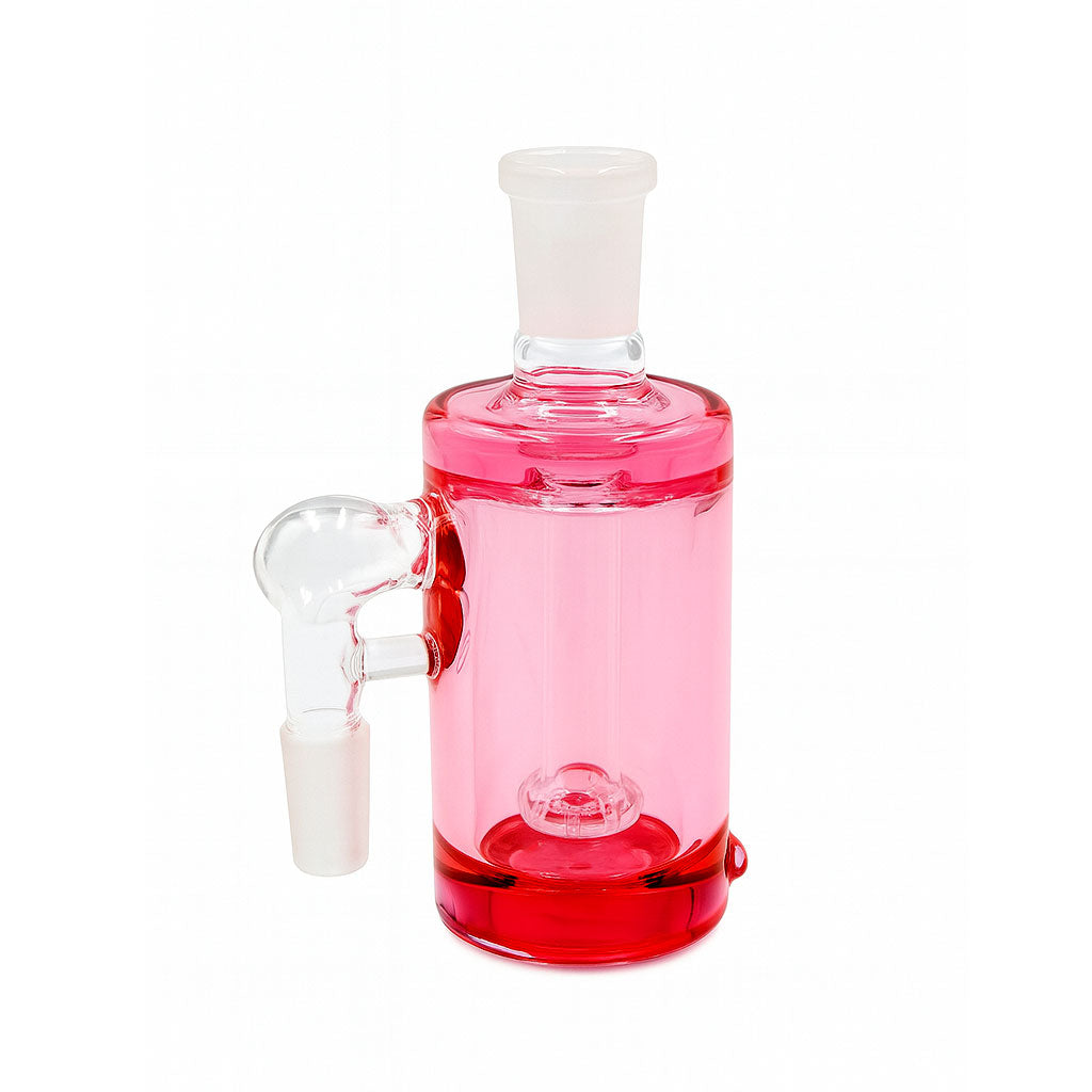 14MM 90°-Degree Red Opaque Glass Showerhead Perc Ash Catcher at Honeybee Herb Buzz Shop