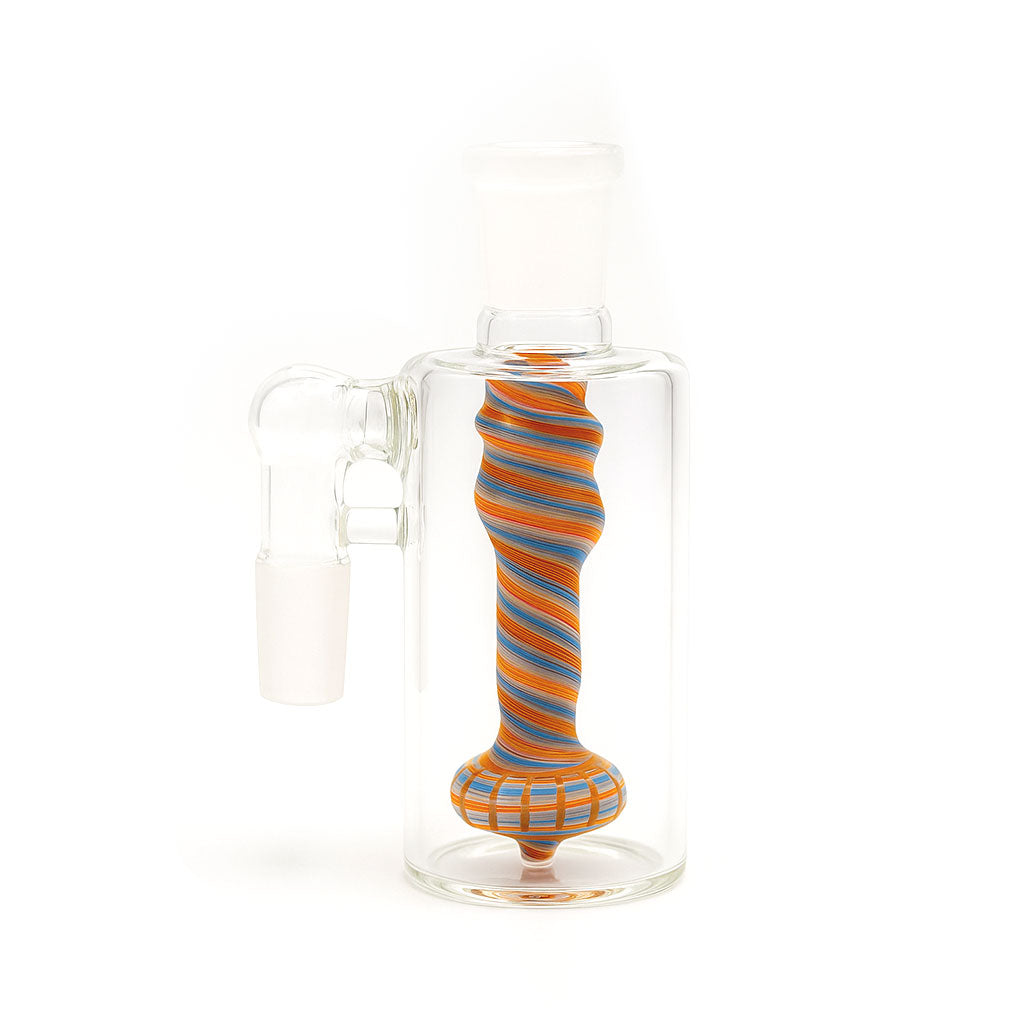 Shoreline Handblown Borosilicate Glass Showerhead Perc 14MM 90°-Degree Ash Catcher at Honeybee Herb
