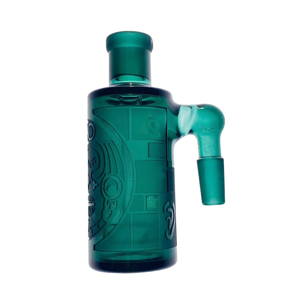 14MM 90°-Degree Teal Milkyway Maya Wet Ash Catcher