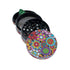 2.5-Inch Hippie Love Wacky Grinder 4 Piece Herb Grinder With Peace And Flowers