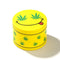  2.5-Inch Yellow Pot Smile Wacky Grinder Available At Honeybee Herb
