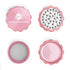 2.5 Inch Rose-Gold Kozo Sharp Teeth Herb Grinder 4-Parts Open View At Honeybee Herb Buzz Shop 